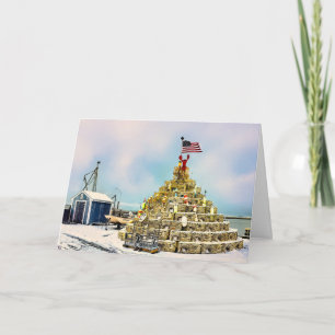 Lobster pot tree in Plymouth MA Kaart