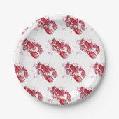 Lobster Print Papieren Bordje (Voorkant)