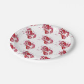 Lobster Print Papieren Bordje (Gekanteld)