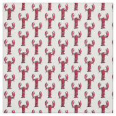Lobster Print Stof (Swatch)
