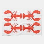 Lobster Quartet Kitchen Towel Theedoek (Horizontaal)