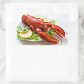 Lobster Rechthoekige Sticker (Tas)