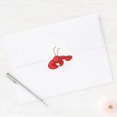 Lobster Ronde Sticker (Envelop)