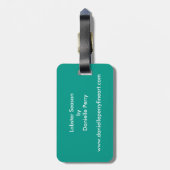 Lobster Season Bagagelabel (Achterkant verticaal)