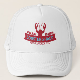 Lobster Shack Fresh Seafood Logo Trucker Pet