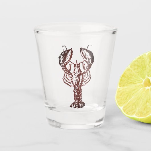 Lobster Shot Glas (Voorkant)