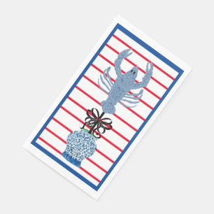 Lobster Topiary Ginger Jars Paper Guest Towels Servet