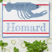 Lobster Topiary Ginger Jars Pickleball Decor Theedoek (Gevouwen)