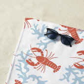 Lobster Toss Beach Towel Strandlaken (In situ)