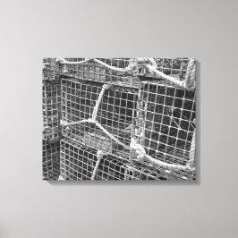 Lobster Trap Stack Canvas Afdruk