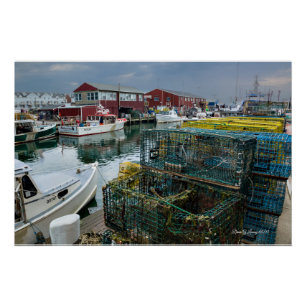 Lobster Traps Perfect Poster