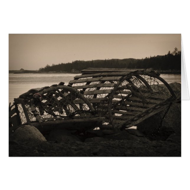 Lobster Traps Sepia (Voorkant Horizontaal)