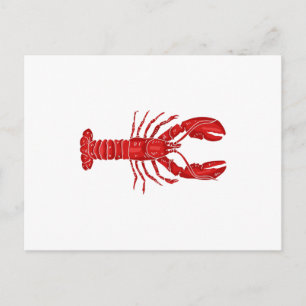Lobster Vector Briefkaart