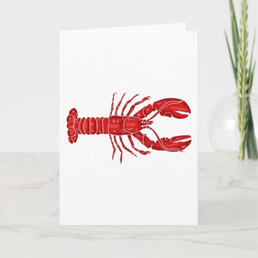 Lobster Vector Kaart (Voorkant)