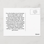 Lobster Vist Briefkaart (Achterkant)