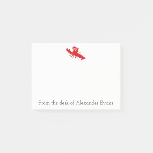 Lobster Vist Post-it® Notes (Voorkant)