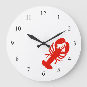 Lobster Wall Clock Grote Klok