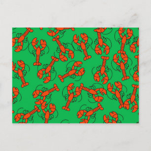 Lobster Wallpaper Briefkaart