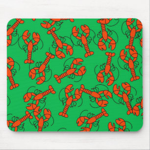 Lobster Wallpaper Muismat