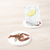 Lobster Zandsteen Onderzetter (Zijkant)