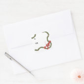 Lobsters and Holly Boughs Sticker (Envelop)
