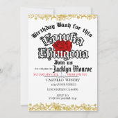 Loca Chingona Chola Invitation à la fête d'anniver (Devant)