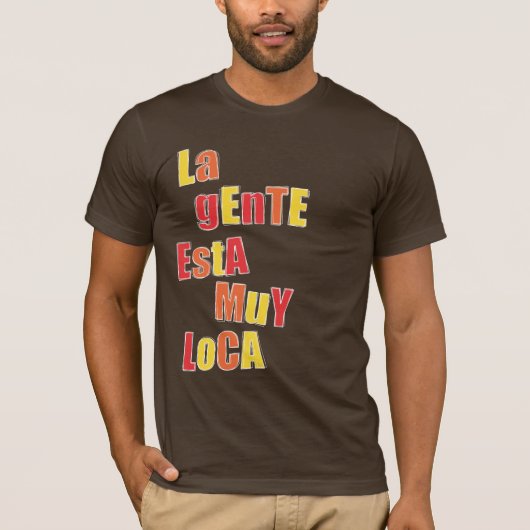 Loca op donker 2 t-shirt (Voorkant)