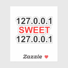 localhost zoete localhost sticker