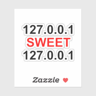 localhost zoete localhost sticker