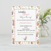 Locally Grown Baby Shower Invitation (Debout devant)
