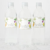Locally Grown Baby Shower Waterfles Etiket (Flessen)