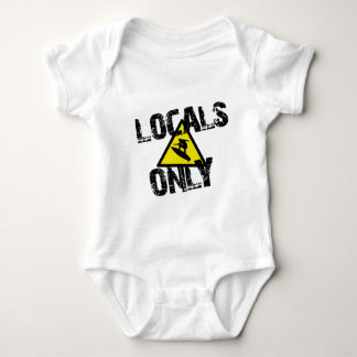 Locals only surfer gevaar sign surf romper