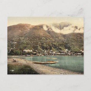 Locarno, uitzicht van het meer, Tessin, Zwitserlan Briefkaart