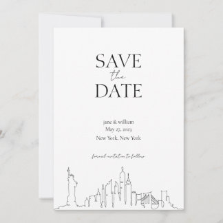 Locatie save the date - New York City Kaart