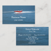 Location De Bateaux Et Carte de visite D'Entretien (Devant / Derrière)