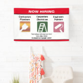 Location de nom commercial signature bannière pers (En situation)