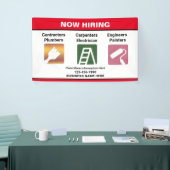 Location de nom commercial signature bannière pers (Salon professionnel)