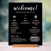 Location de vacances moderne Affiche de bienvenue (Neutre)