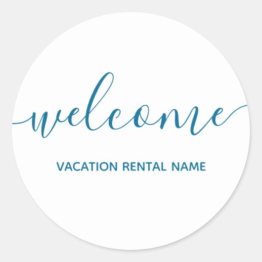 Location de vacances Sea Blue Welcome Sticker (Devant)