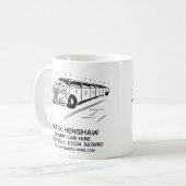 Location De Voiture De Luxe Promotionnels Café Mug (Devant gauche)
