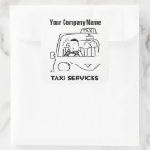 Location de voiture et services de taxi Stickers d (Sac)