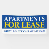 Location location entreprise à louer bannière sign (Horizontal)