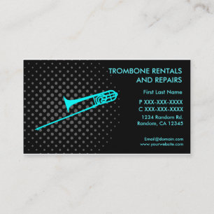 Location Trombone répare cartes de visite sur mesu