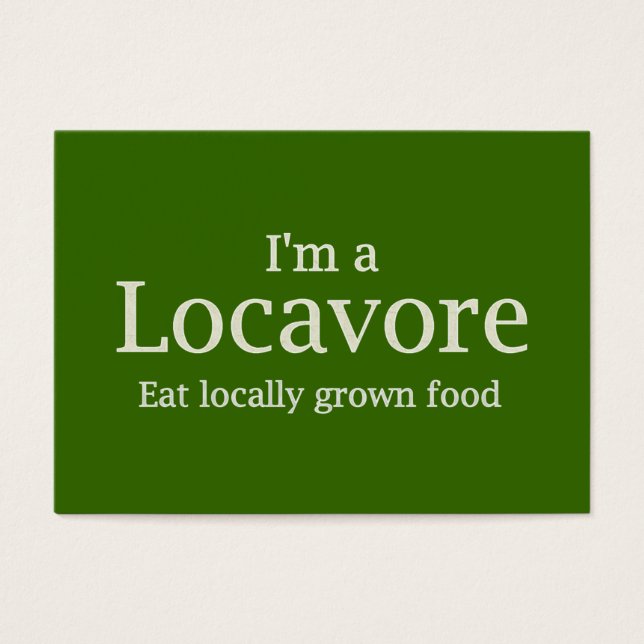 Locavore ~ ATC (Devant)
