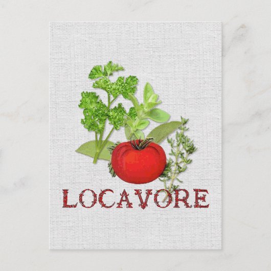 Locavore Briefkaart (Voorkant)