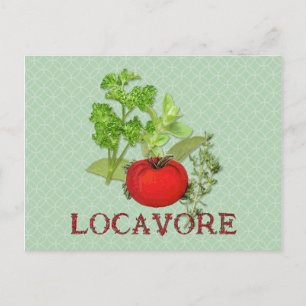 Locavore Briefkaart