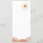 L'Occident Était Un Anniversaire Menu Cowboy (Dos)