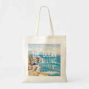 L'océan appelle - sac fourre-tout à la côte d