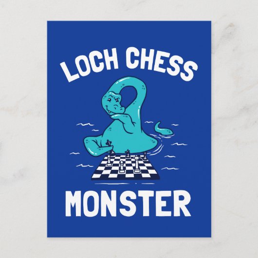Loch Chess Monster Briefkaart (Voorkant)
