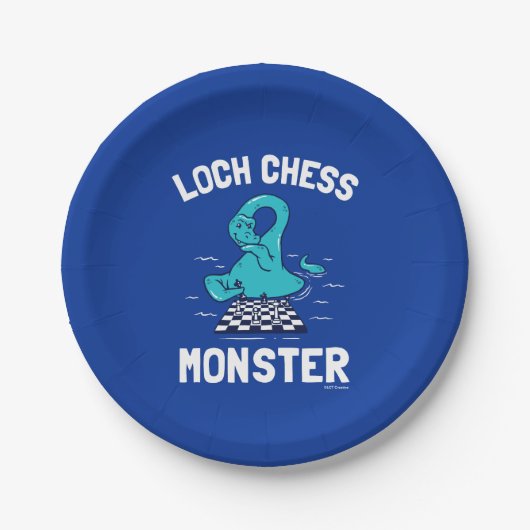 Loch Chess Monster Papieren Bordje (Voorkant)